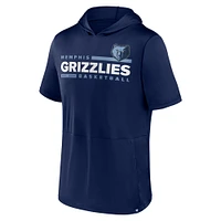 T-shirt à capuche Fanatics Navy Memphis Grizzlies Possession pour hommes