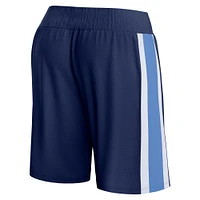 Short emblématique en maille bleu marine Fanatics Memphis Grizzlies Referee pour hommes