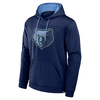 Men's Fanatics Navy Memphis Grizzlies Reserve Defender Pullover Hoodie