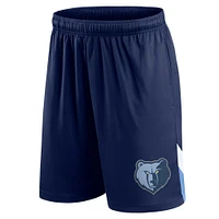 Short Slice Fanatics bleu marine Memphis Grizzlies pour hommes