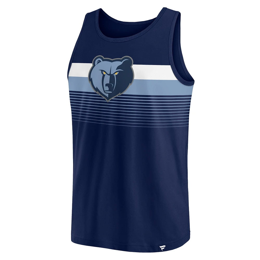 Débardeur Fanatics bleu marine Memphis Grizzlies Wild Game pour hommes