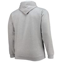 Men's Heathered Gray Memphis Grizzlies Big & Tall Heart Soul Pullover Hoodie