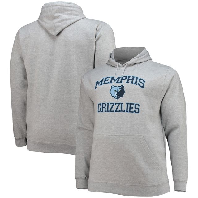 Sweat à capuche gris chiné Memphis Grizzlies Big & Tall Heart Soul pour homme