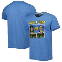 Men's Homage Ja Morant & Desmond Bane Light Blue Memphis Grizzlies NBA Jam Tri-Blend T-Shirt