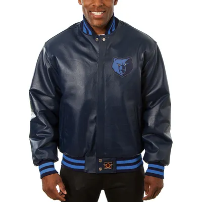 JH Design Men's Sacramento Kings Black Varsity Jacket