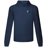 Men's Levelwear Navy Memphis Grizzlies Dimension R Pullover Hoodie
