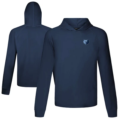 Men's Levelwear Navy Memphis Grizzlies Dimension R Pullover Hoodie