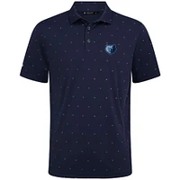 Men's Levelwear Navy Memphis Grizzlies Vision Polo
