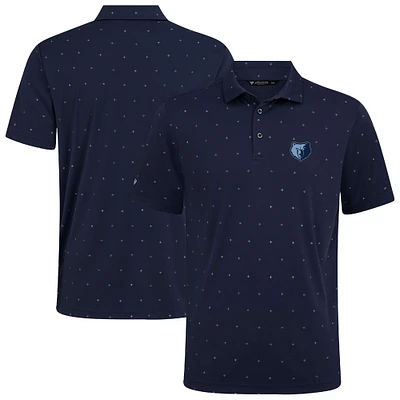 Men's Levelwear Navy Memphis Grizzlies Vision Polo