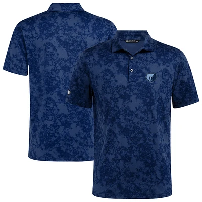Men's Levelwear Navy Memphis Grizzlies Whisper Polo