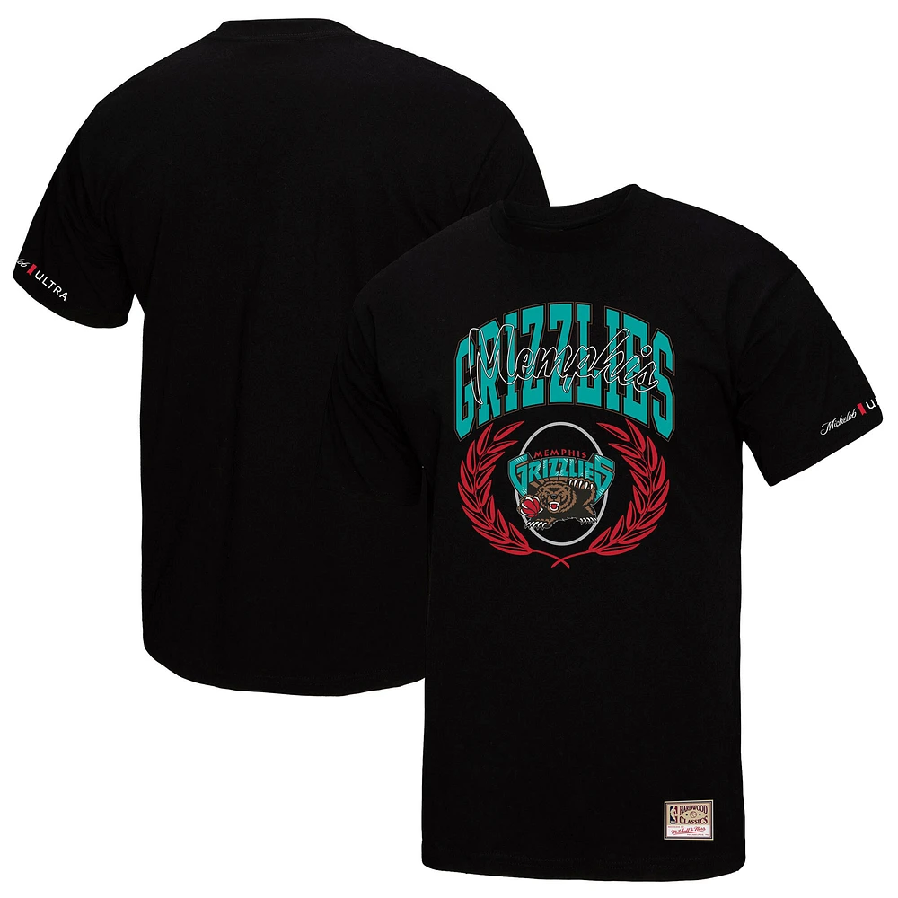 Men's Mitchell & Ness Black Memphis Grizzlies NBA x Michelob Ultra Rewind II T-Shirt