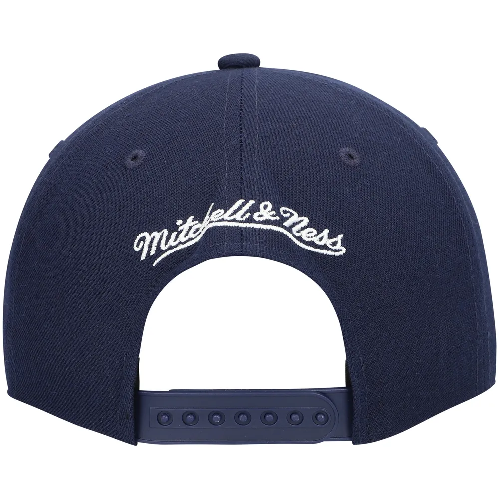 Casquette Snapback Mitchell & Ness bleu marine Memphis Grizzlies Ground 2.0 pour hommes