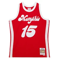 Men's Mitchell & Ness Vince Carter Red Memphis Grizzlies Swingman 2015/16 Throwback Player Jersey