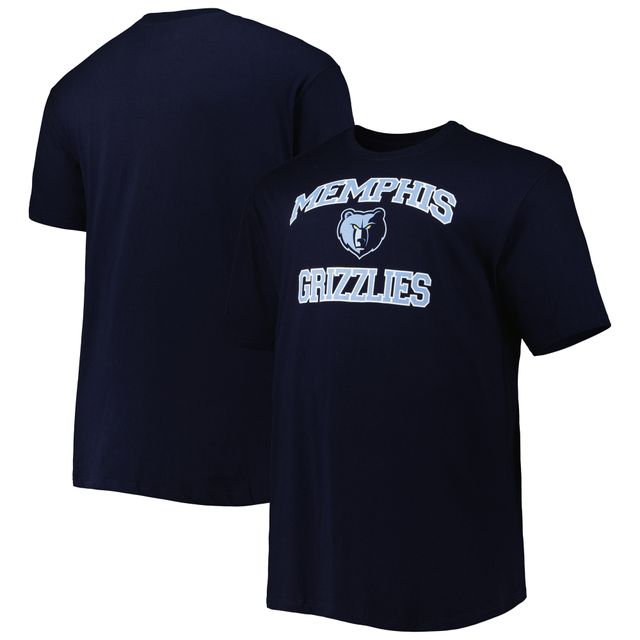 T-shirt homme bleu marine Memphis Grizzlies Big & Tall Heart Soul