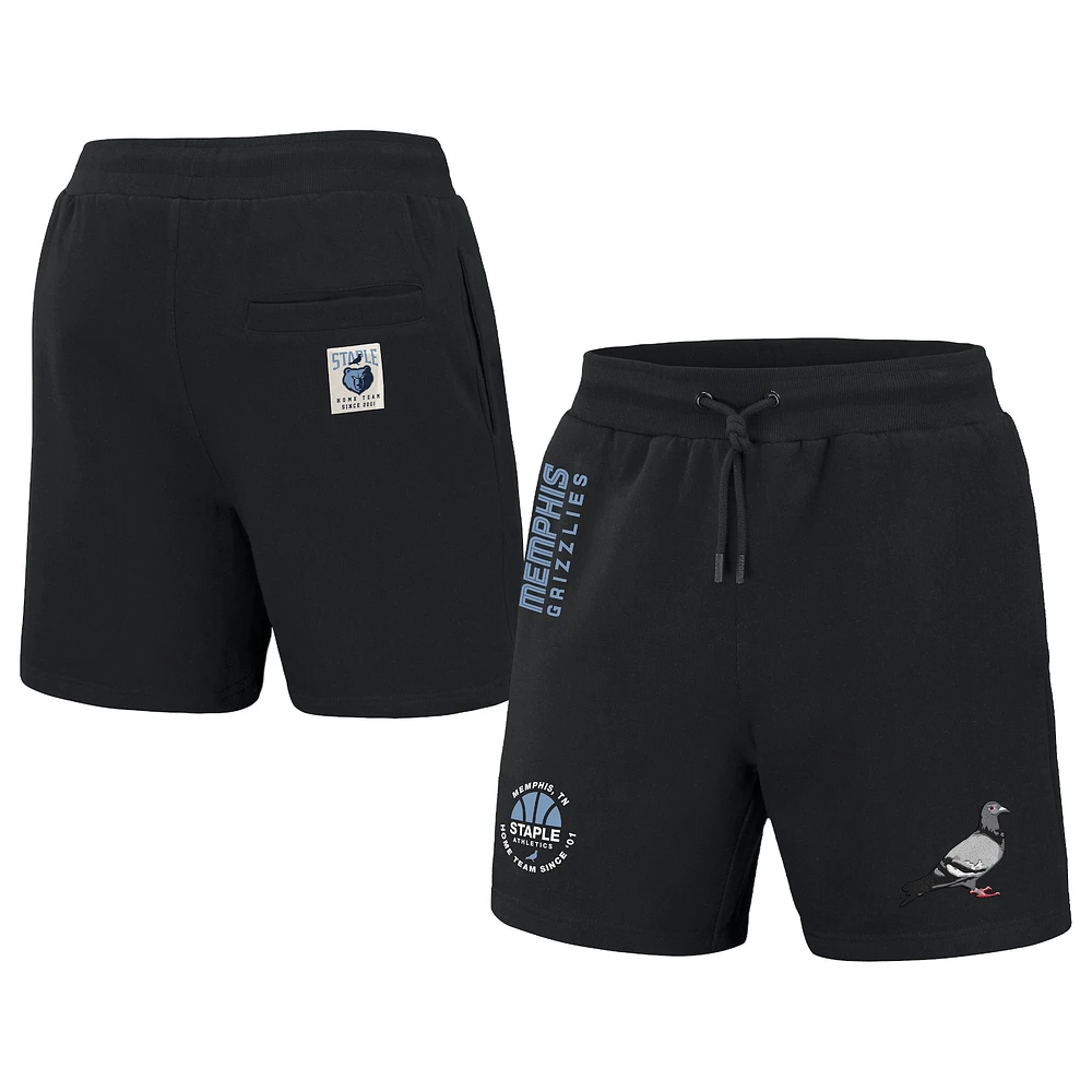 Short NBA x Staple noir Memphis Grizzlies Pigeon Home Team pour homme