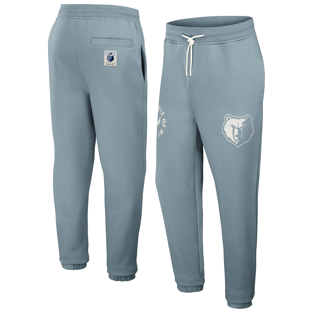 Pantalon de survêtement en peluche Pigeon NBA x Staple Mint Memphis Grizzlies pour hommes