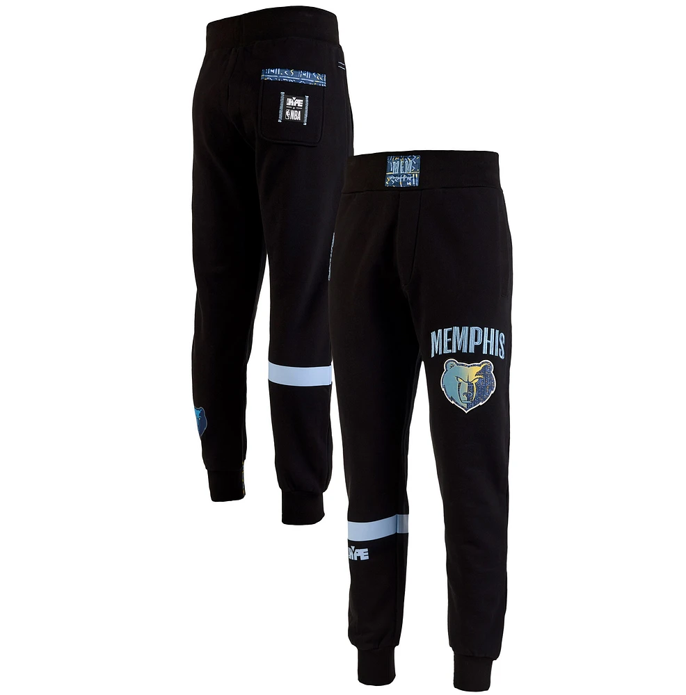 Pantalon de jogging NBA x Two Hype pour homme, collection Culture & Hoops, Memphis Grizzlies, noir, qualité supérieure