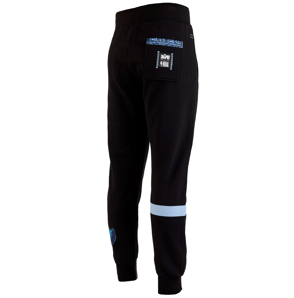 Pantalon de jogging NBA x Two Hype pour homme, collection Culture & Hoops, Memphis Grizzlies, noir, qualité supérieure