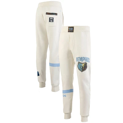 Men's NBA x Two Hype  Cream Memphis Grizzlies Culture & Hoops Collection Premium Jogger Pants