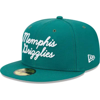 Men's New Era Augusta Green Memphis Grizzlies Script 59FIFTY Fitted Hat