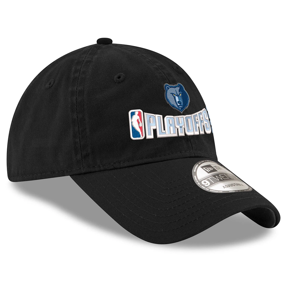 Men's New Era  Black Memphis Grizzlies 2025 NBA Playoffs 9TWENTY Adjustable Hat
