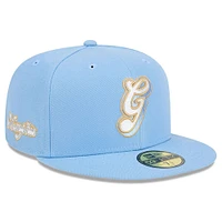 Casquette ajustée New Era Memphis Grizzlies 2024/25 City Edition Alternate 59FIFTY bleue pour homme