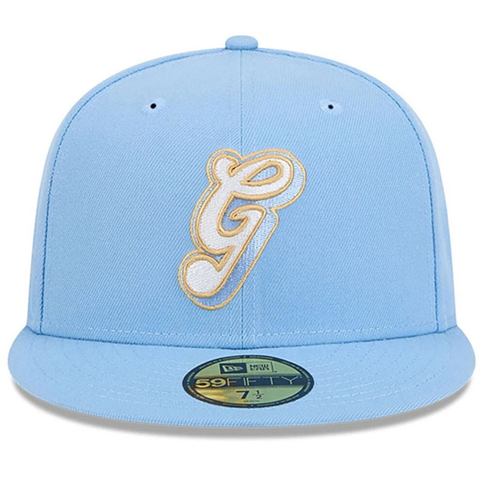 Casquette ajustée New Era Memphis Grizzlies 2024/25 City Edition Alternate 59FIFTY bleue pour homme