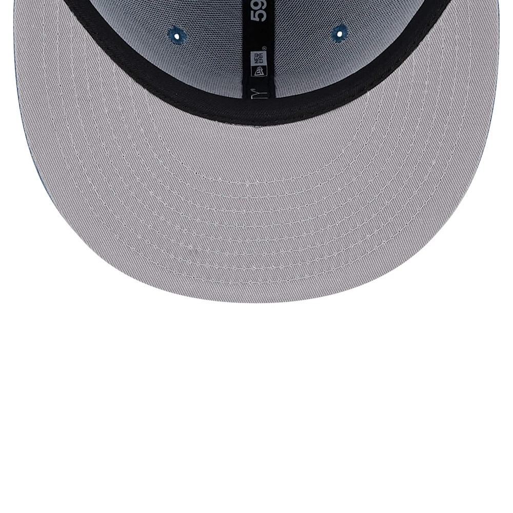 Casquette ajustée 59FIFTY bleu délavé tonal New Era pour hommes des Memphis Grizzlies