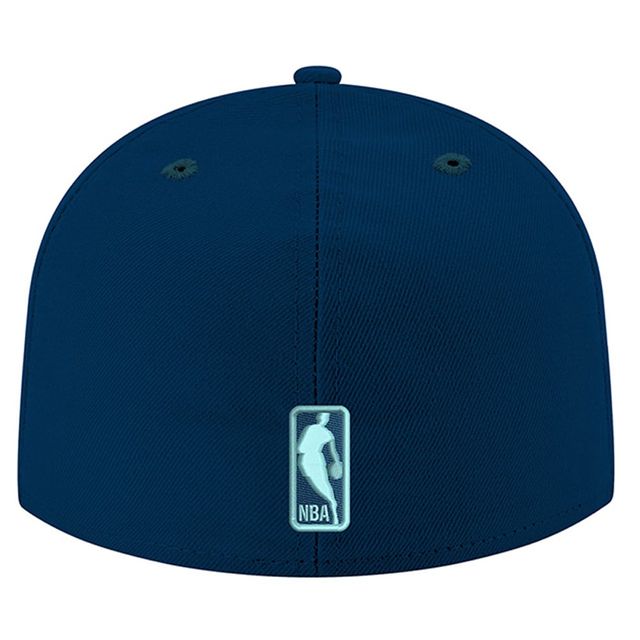 Casquette ajustée 59FIFTY pour homme New Era Blue Memphis Grizzlies Logo Official Team Color