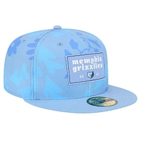 Casquette ajustée 59FIFTY bleu marine Memphis Grizzlies Palm Fronds New Era pour hommes