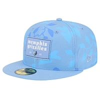 Casquette ajustée 59FIFTY bleu marine Memphis Grizzlies Palm Fronds New Era pour hommes