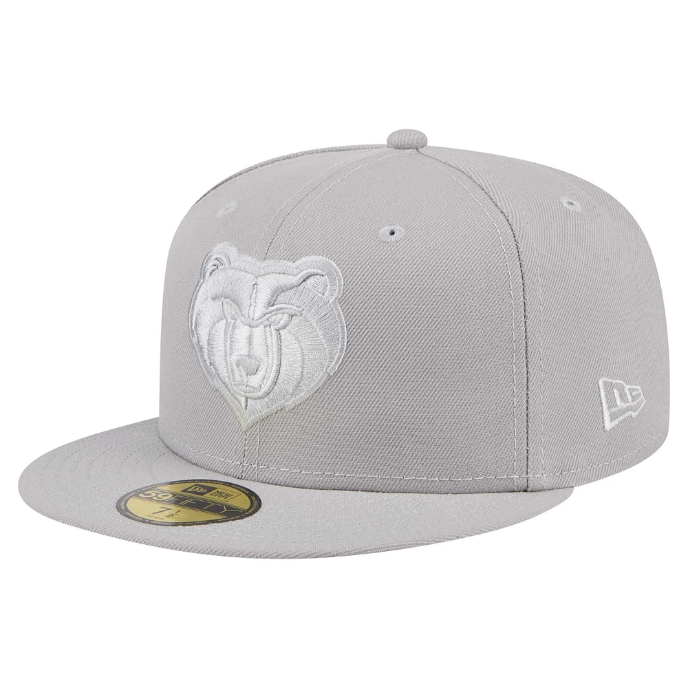 Casquette ajustée 59FIFTY Memphis Grizzlies de New Era pour homme, gris