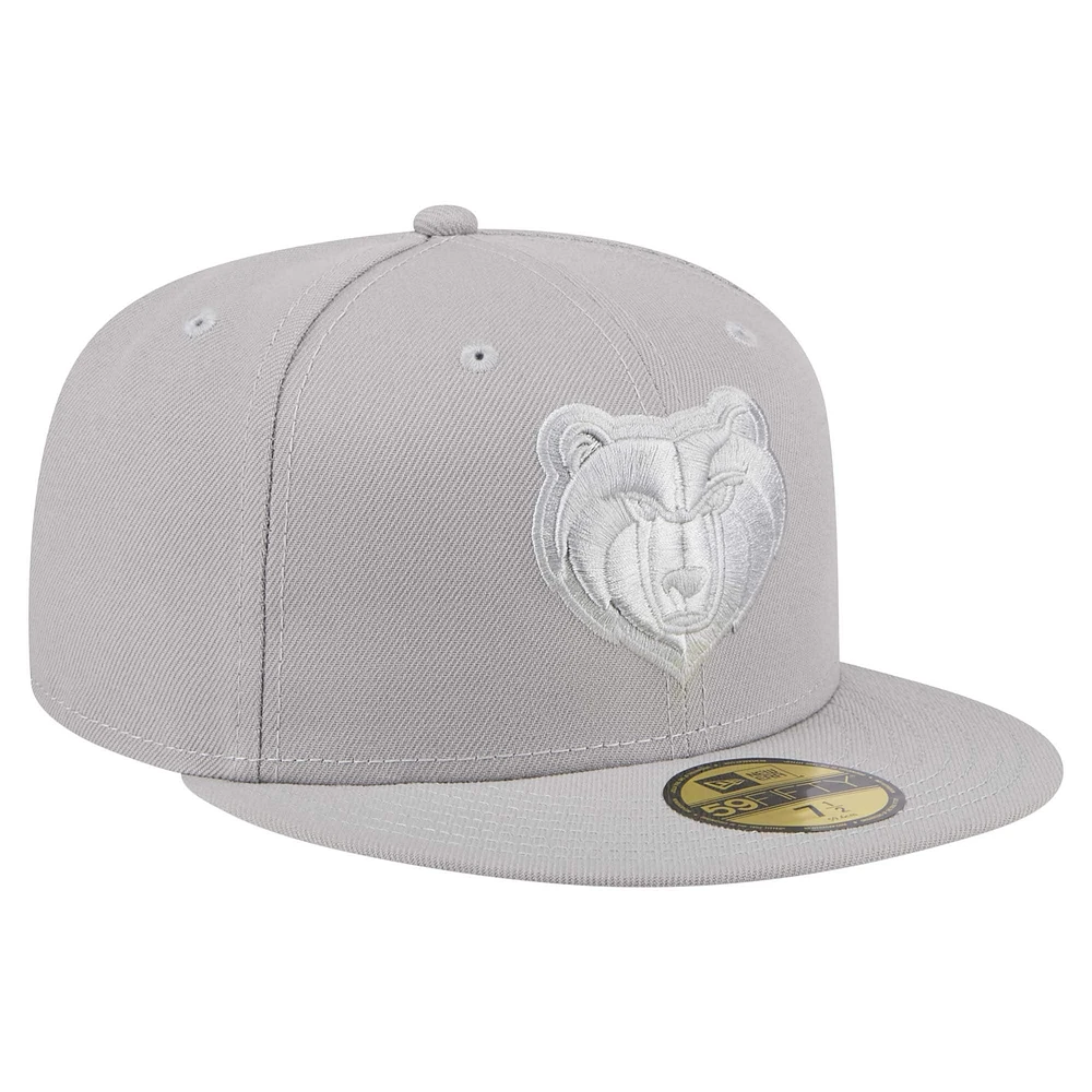 Casquette ajustée 59FIFTY Memphis Grizzlies de New Era pour homme, gris