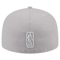 Men's New Era Gray Memphis Grizzlies Color Pack 59FIFTY Fitted Hat