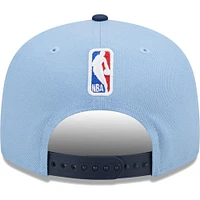 Casquette Snapback New Era Memphis Grizzlies/Navy Jersey Hook Statement Edition 9FIFTY bleu clair pour homme