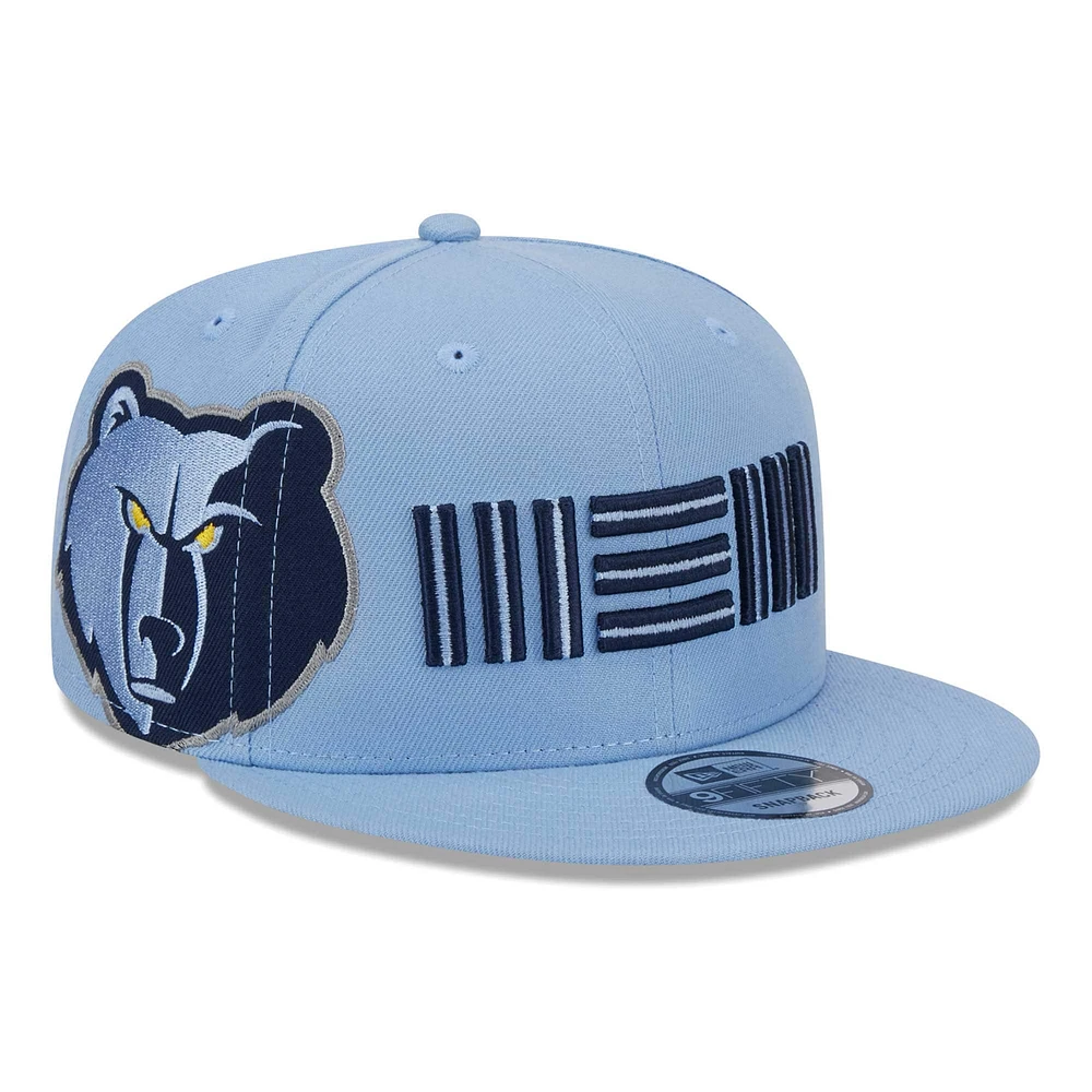 Casquette Snapback 9FIFTY bleu clair Memphis Grizzlies New Era pour hommes