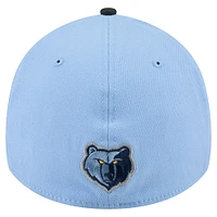 Men's New Era Light Blue Memphis Grizzlies Sport Night 39THIRTY Flex Hat