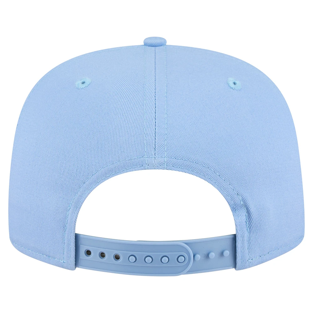 Men's New Era Light Blue Memphis Grizzlies Team Text Golfer Snapback Hat