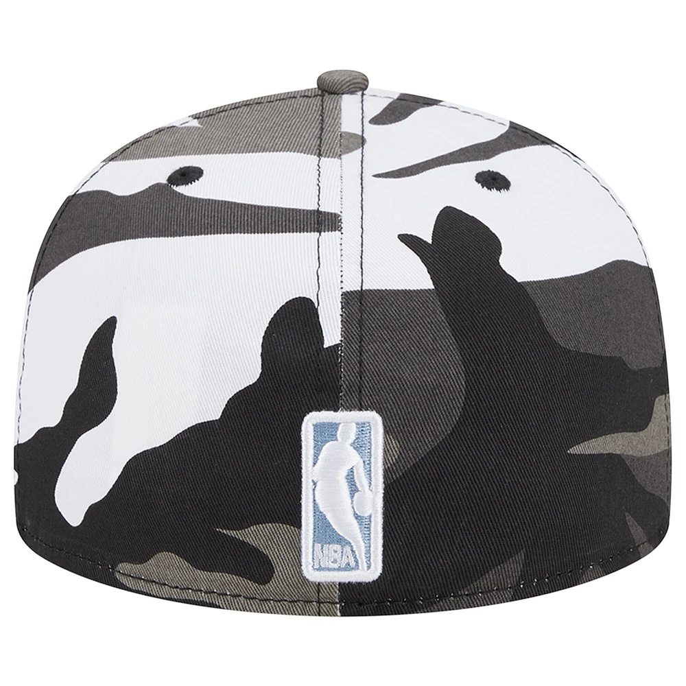 Men's New Era Memphis Grizzlies Snow Camo 59FIFTY Fitted Hat