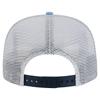 Casquette snapback Memphis Grizzlies Throwback Dye pour homme New Era bleu marine/bleu clair