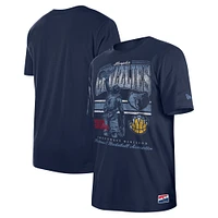 T-shirt surdimensionné délavé aux enzymes Memphis Grizzlies bleu marine New Era pour homme