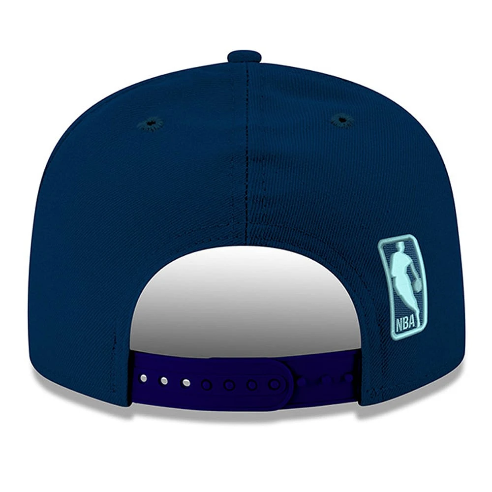 Men's New Era Navy Memphis Grizzlies Official Team Color 9FIFTY Snapback Hat