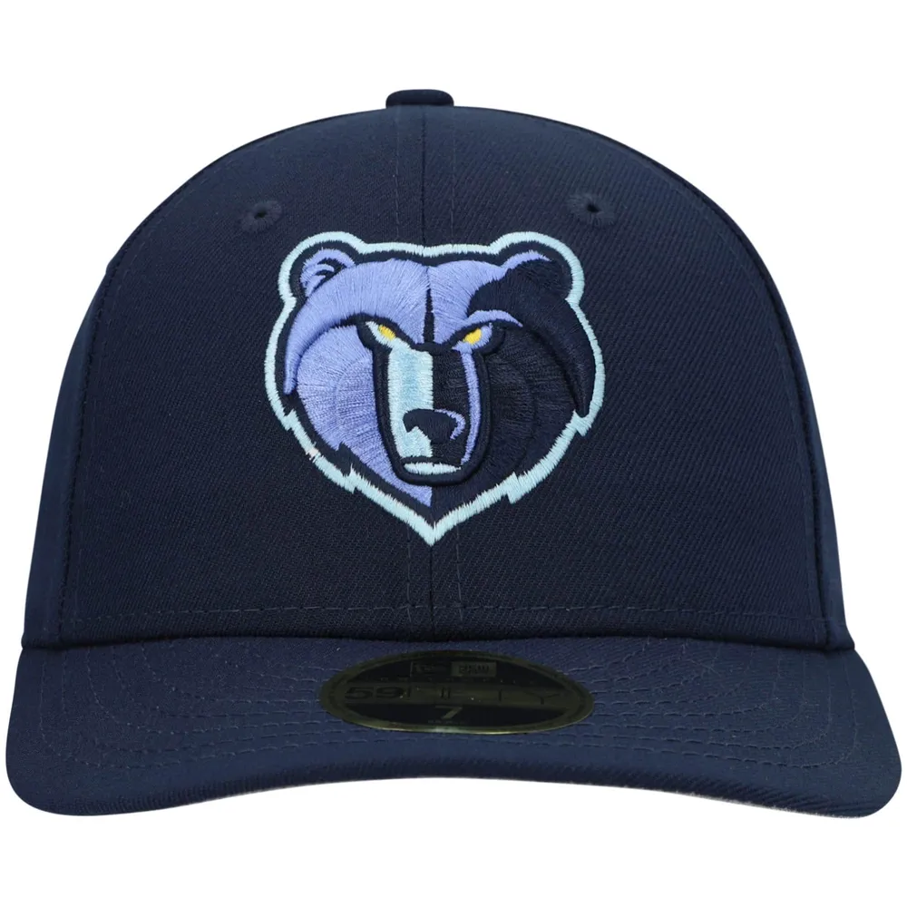 Casquette ajustée 59FIFTY Low Profile Memphis Grizzlies Team New Era pour homme, bleu marine