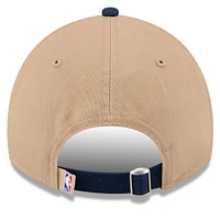 Men's New Era Tan/Navy Memphis Grizzlies 2024 NBA Draft 9TWENTY Adjustable Hat