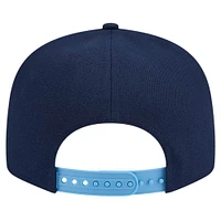 Men's New Era White/Light Blue Memphis Grizzlies Throwback Gradient Tech Font 9FIFTY Snapback Hat