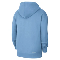 Men's Nike Light Blue Memphis Grizzlies 2024/25 City Edition Courtside Standard Issue Pullover Hoodie