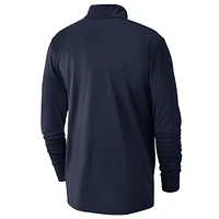 Men's Nike Navy Memphis Grizzlies 2024/25 Courtside Performance Half-Zip Top