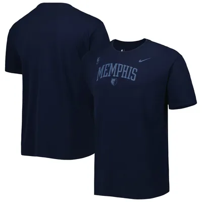 Memphis Grizzlies Nike Courtside Script Max90 T-Shirt - Navy