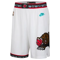 Short Nike Swingman blanc Memphis Grizzlies 2024/25 Classic Edition pour homme