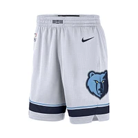 Men's Nike White Memphis Grizzlies Association Edition Swingman Shorts